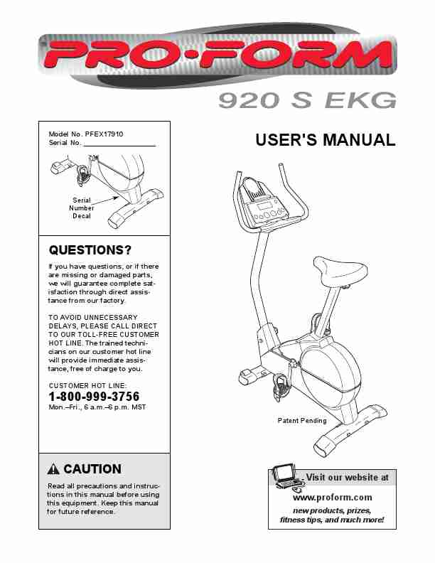 ProForm Exercise Bike PFEX17910-page_pdf